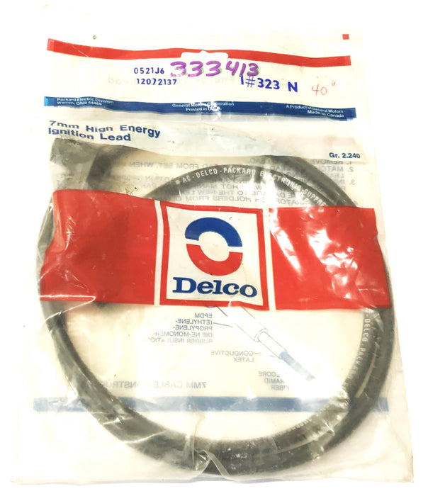 AC Delco OEM 7mm High Energy Ignition Lead 12072137 #323N NOS