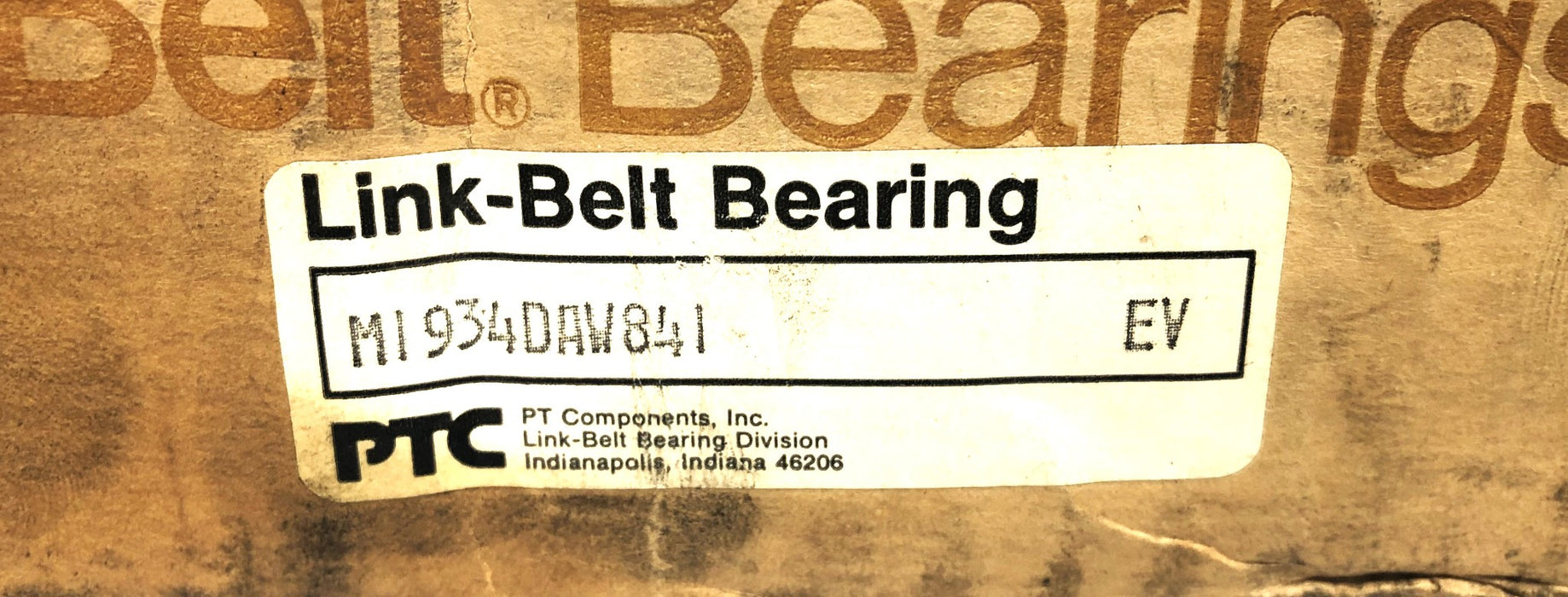 Link-Belt Cylindrical Roller Bearing Outer Race M1934DA/W841 NOS