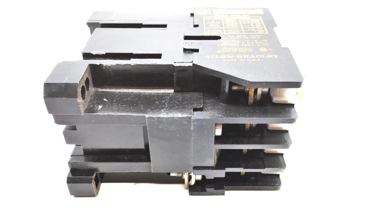 Allen Bradley Nema Size 00 Series B Full Voltage Starter 509-TOA USED