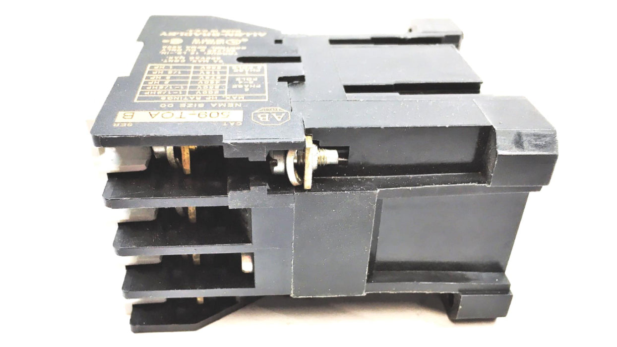 Allen Bradley Nema Size 00 Series B Full Voltage Starter 509-TOA USED