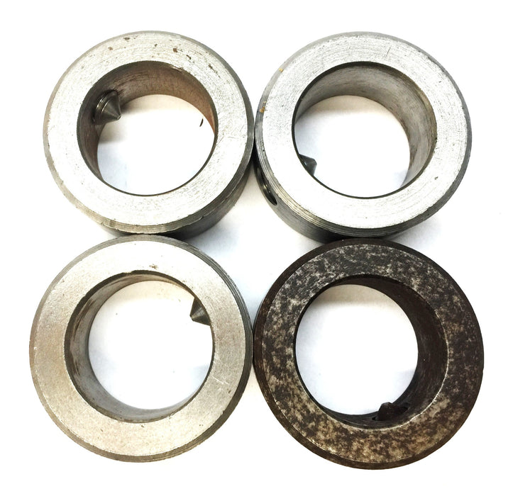 Unbranded 1-1/2″OD Steel Shaft Collar with Solid Set Screw [Lot of 4] NOS