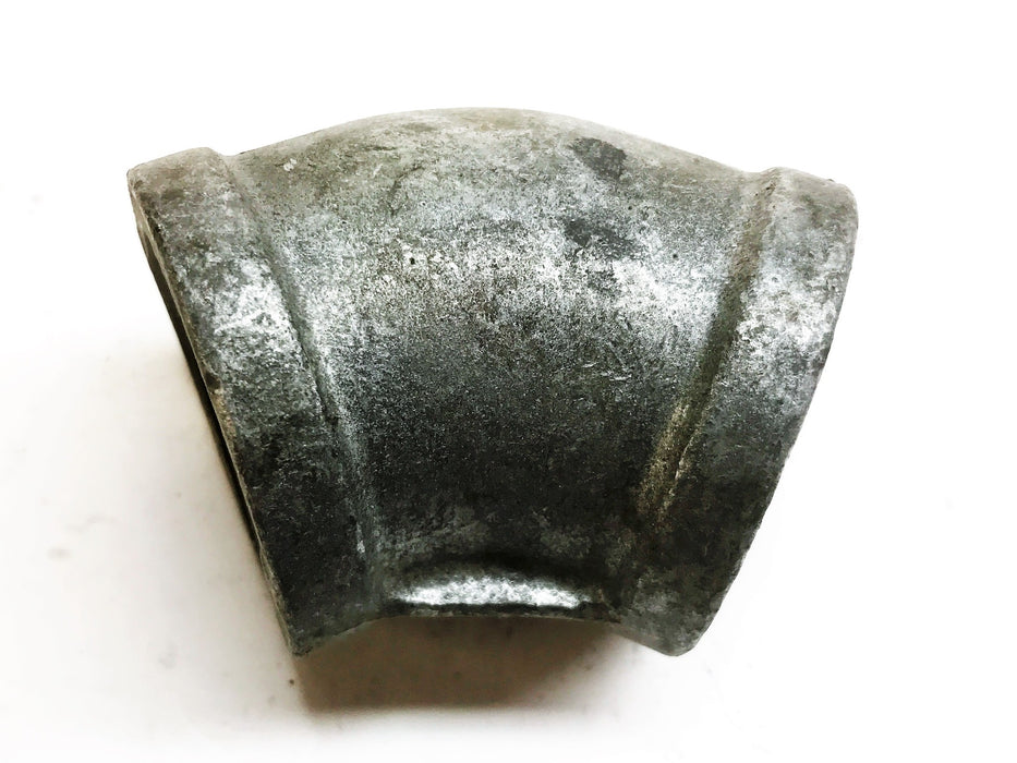 Unbranded Galvanized 1-3/4" Female 45 Degree Elbow [Lot of 5] NOS
