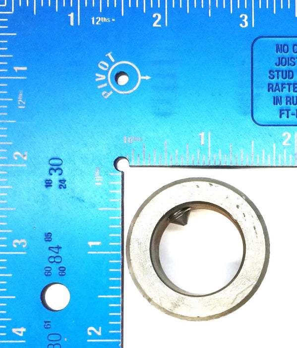 Unbranded 1-1/2″OD Steel Shaft Collar with Solid Set Screw [Lot of 4] NOS
