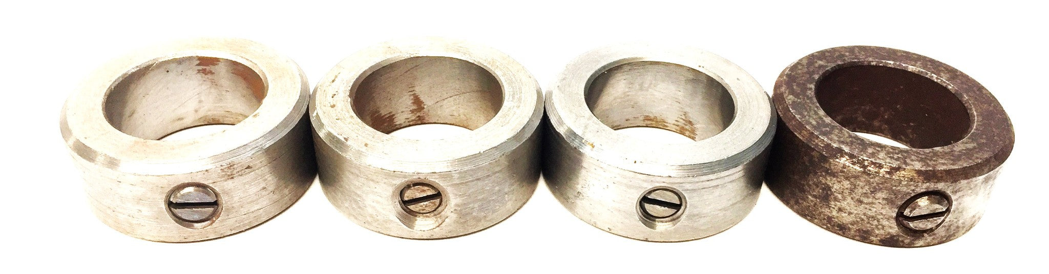 Unbranded 1-1/2″OD Steel Shaft Collar with Solid Set Screw [Lot of 4] NOS