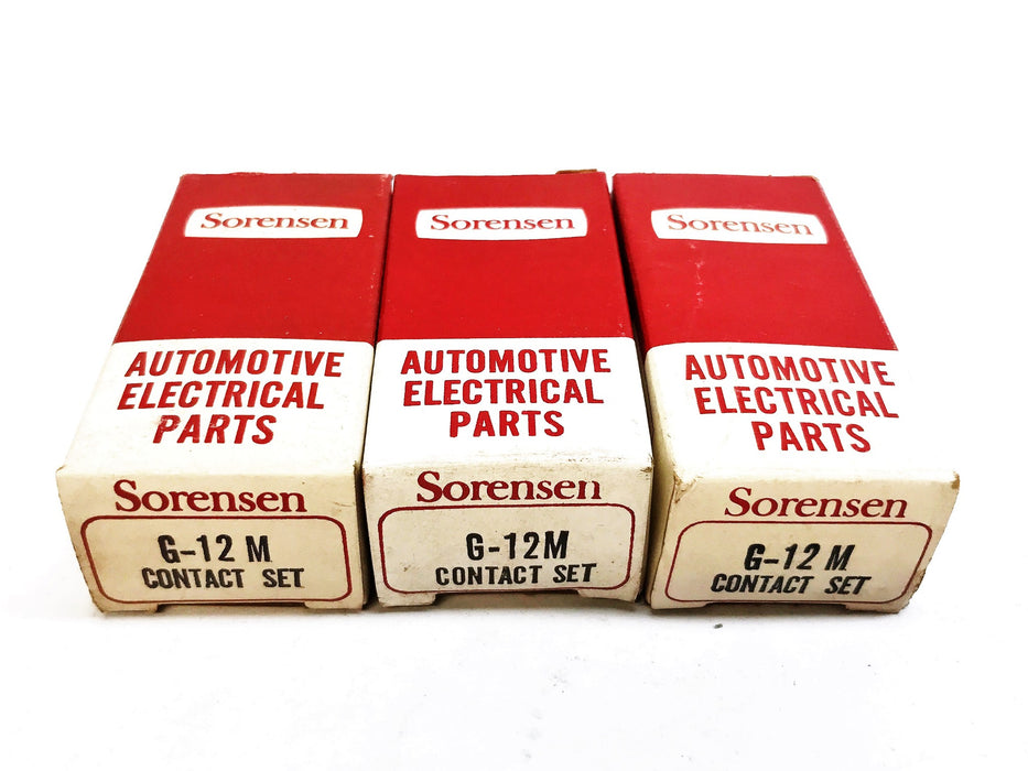 Sorensen Ignition Contact Set G-12M [Lot of 3] NOS