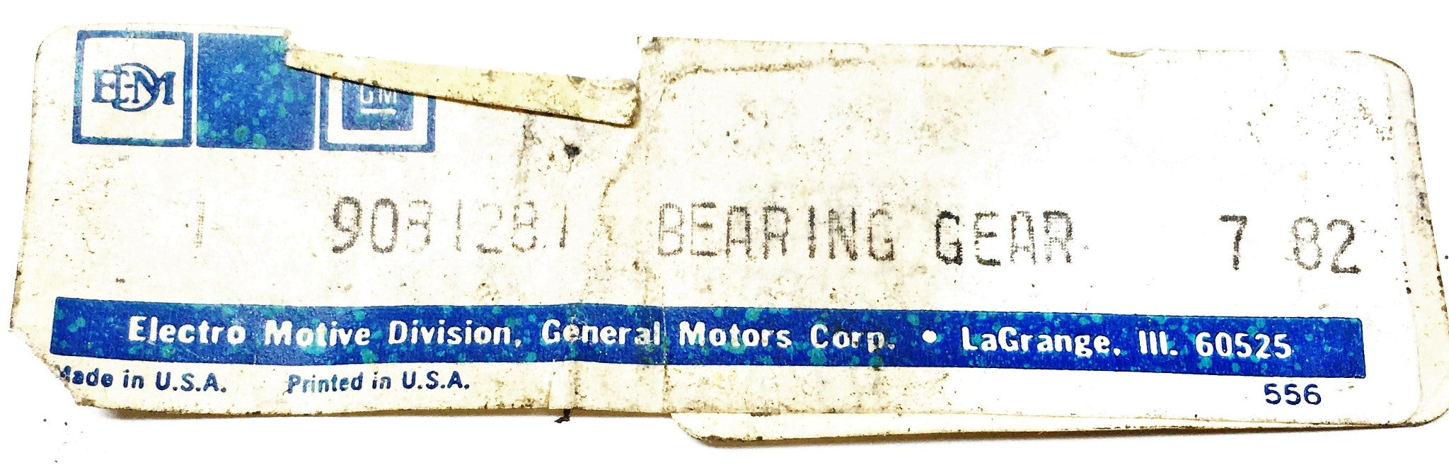 GM EMD Bearing Gear 9081281 [Lot of 4] NOS