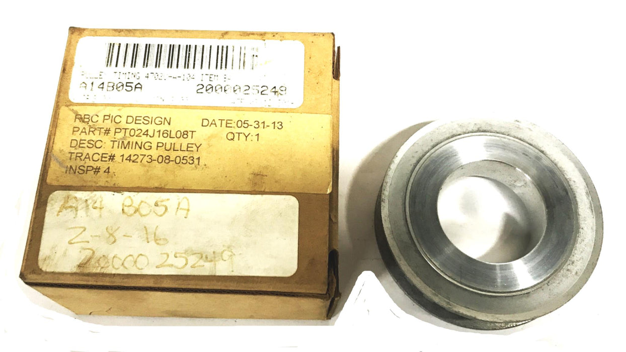 PIC Design 3 inch x 3/4 inch (with 1-1/2 Bore) Timing Pulley PT024J16L08T NOS