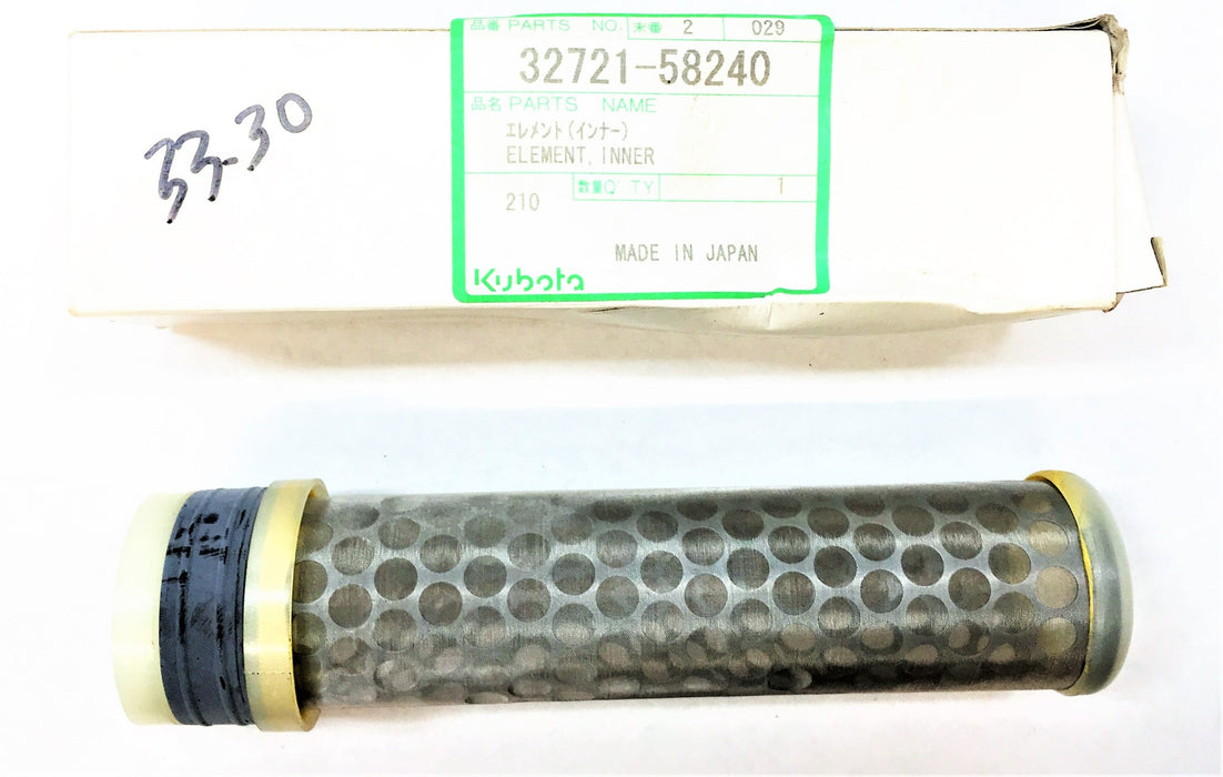 KUBOTA Inner Filter Element 32721-58240 NOS