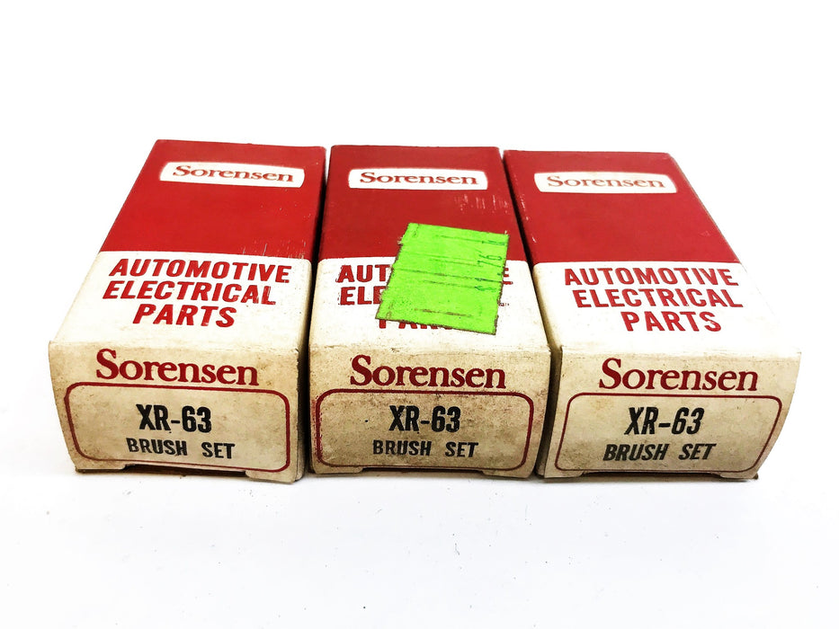 Sorensen Alternator Brush Set XR-63 [Lot of 3] NOS