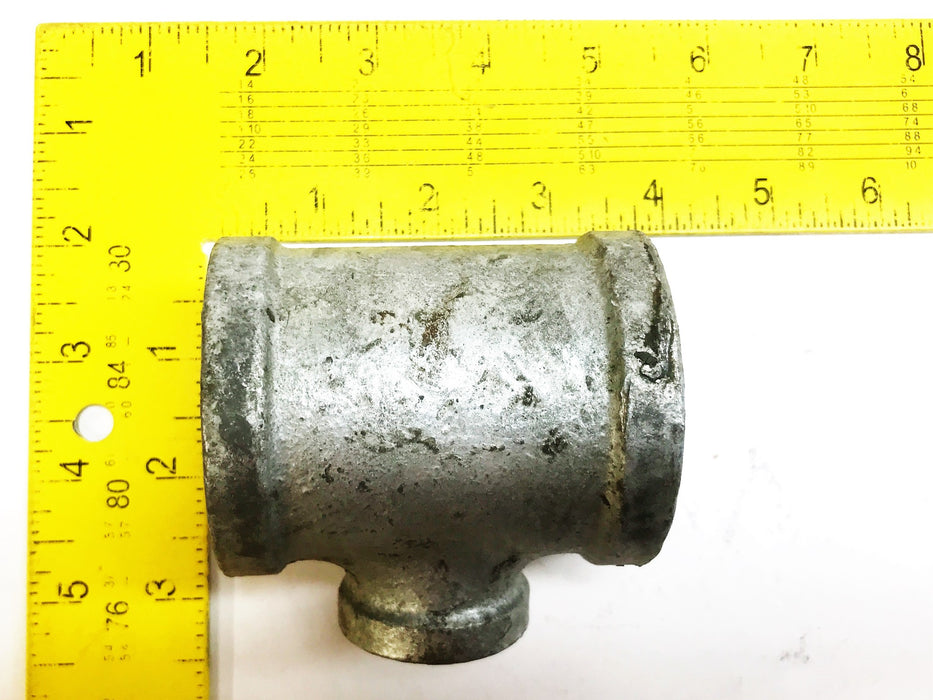 Unbranded 1-1/2" F x 3/4" F x 1-1/2" F Reducing Tee [Lot of 2] NOS