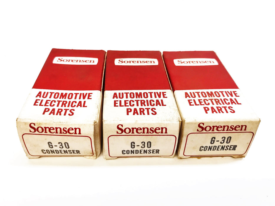 Sorensen Ignition Condenser G-30 [Lot of 3] NOS