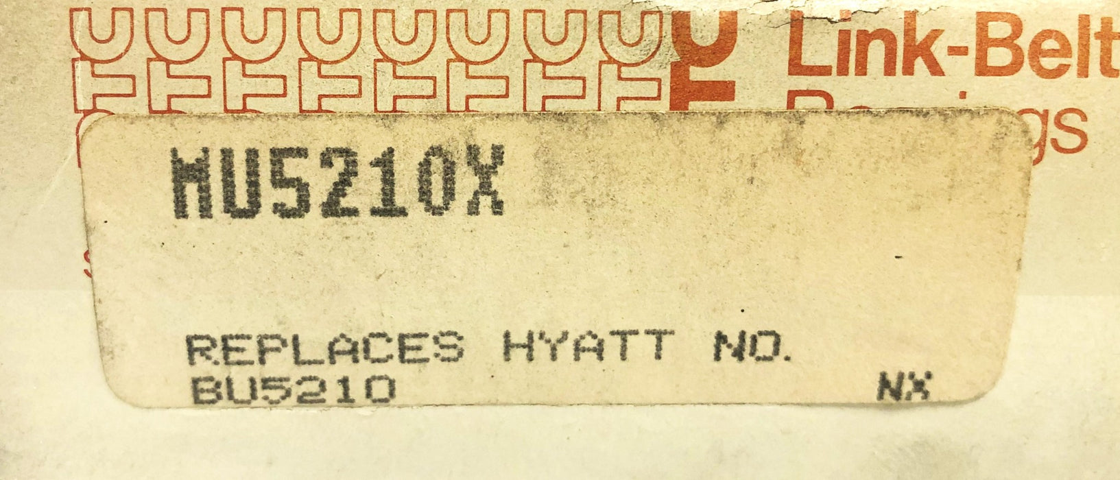 Link-Belt Cylindrical Roller Bearing MU5210X (MU5210) NOS