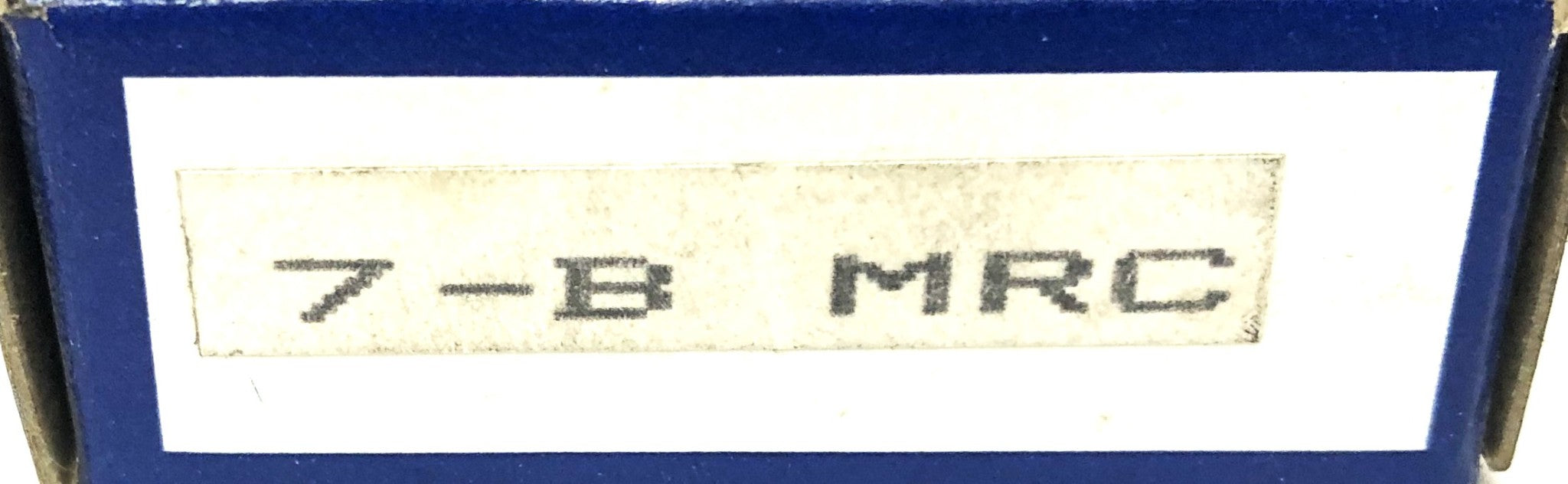 MRC Thrust Ball Bearing 7B NOS