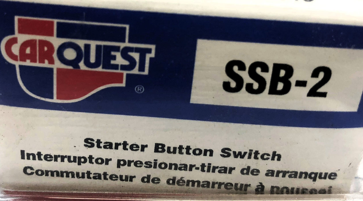 Carquest Push Button Switch SSB-2 (U1952) {Lot of 2] NOS