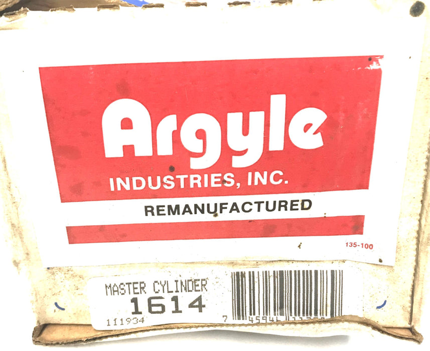 Argyle Brake Master Cylinder 1614 REMANUFACTURED