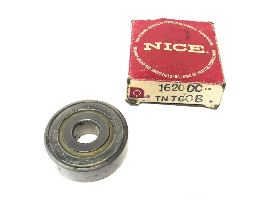 Nice Double Shielded Ball Bearing 1620DC TNTG08 NOS