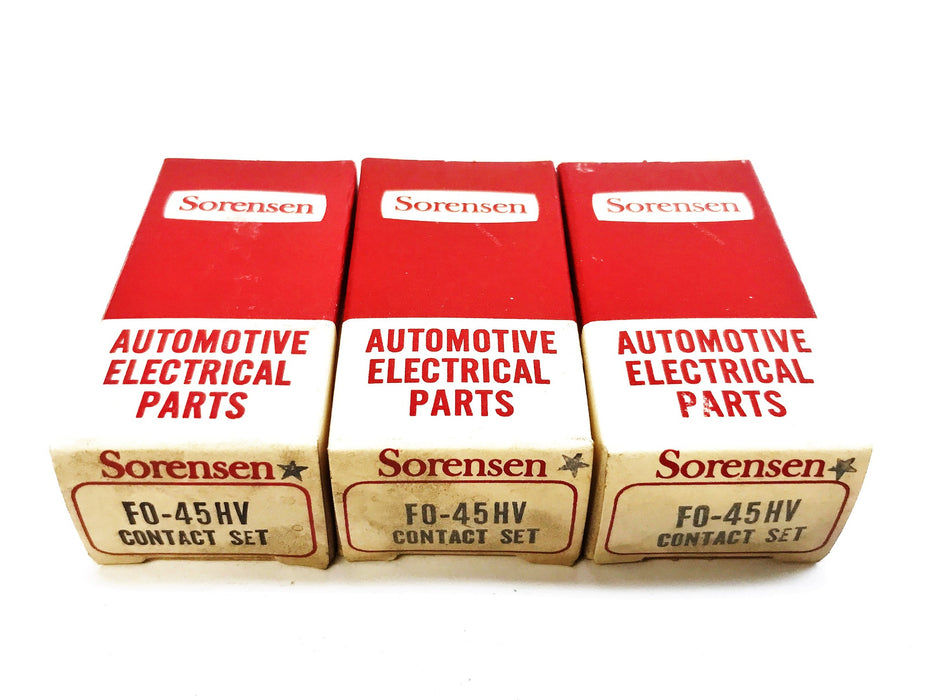 Sorensen Ignition Contact Set FO-45HV [Lot of 3] NOS