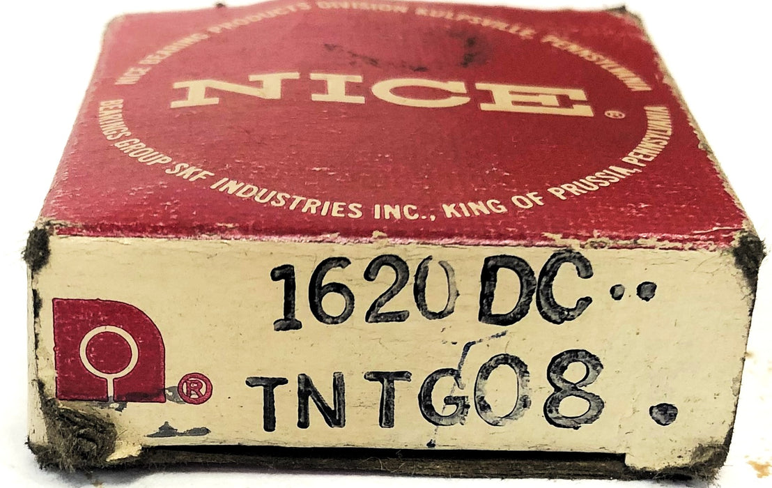 Nice Double Shielded Ball Bearing 1620DC TNTG08 NOS