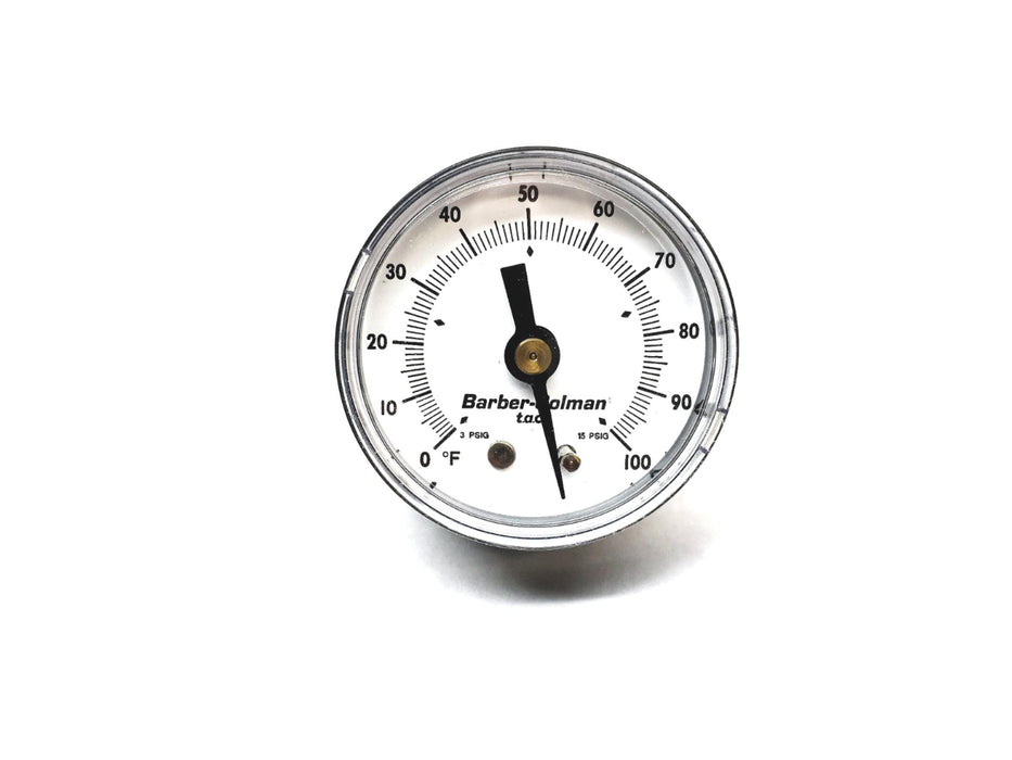 Barber-Colman TAC 2 Inch Pressure Gauge 0-100F A253-12 NOS