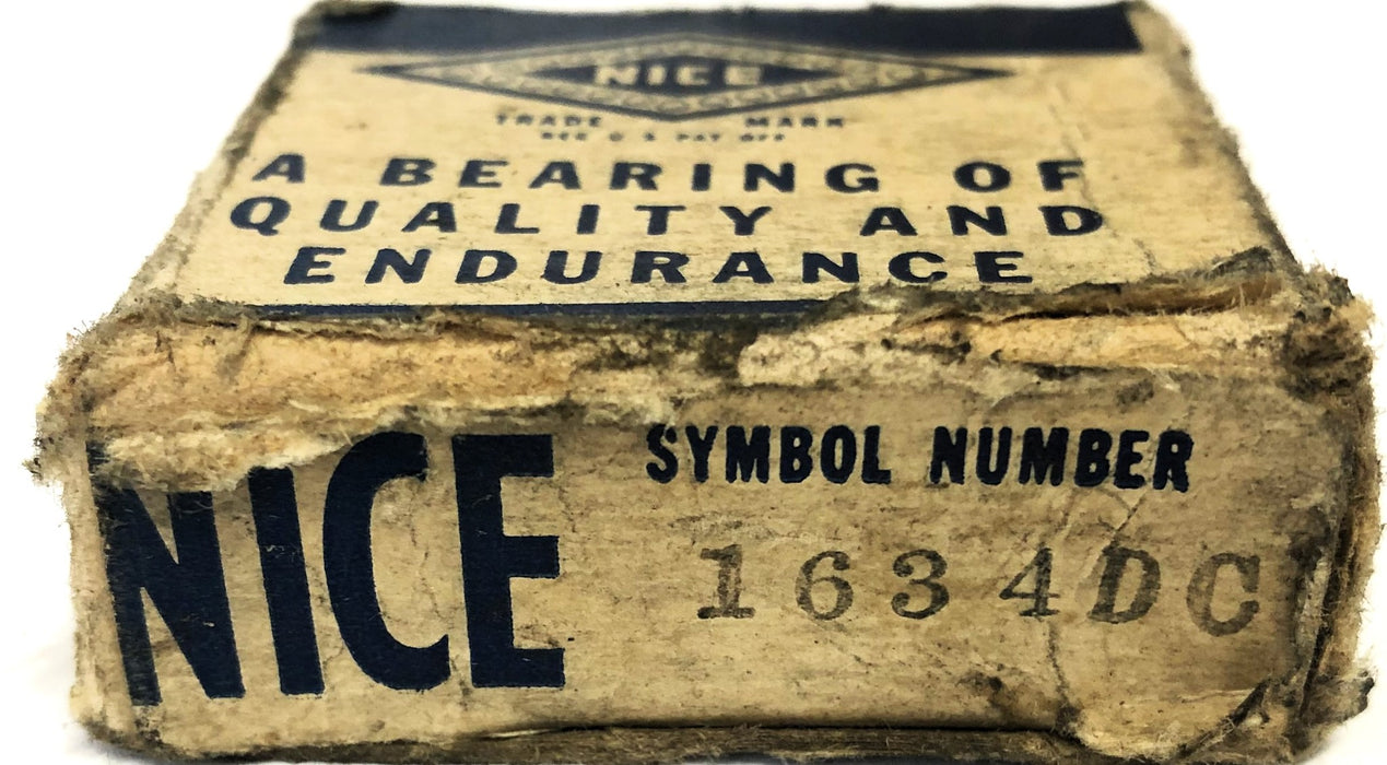 Nice double Shielded Ball Bearing 1634DC NOS