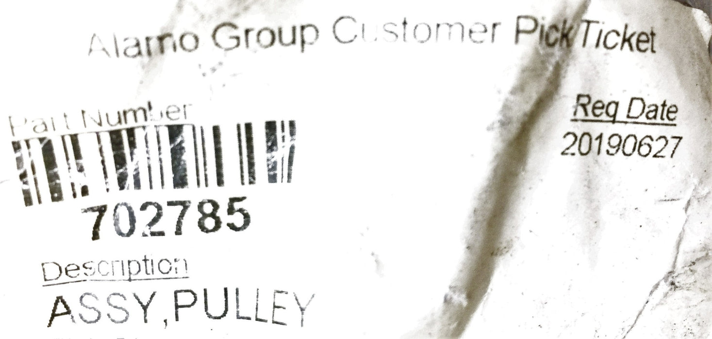 Alamo Group Pulley Assembly 702785 NOS