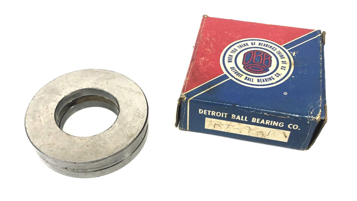 Detroit Ball Bearing Co 1 Inch Bore 2 Inch OD Thrust Bearing RT-9-1 NOS