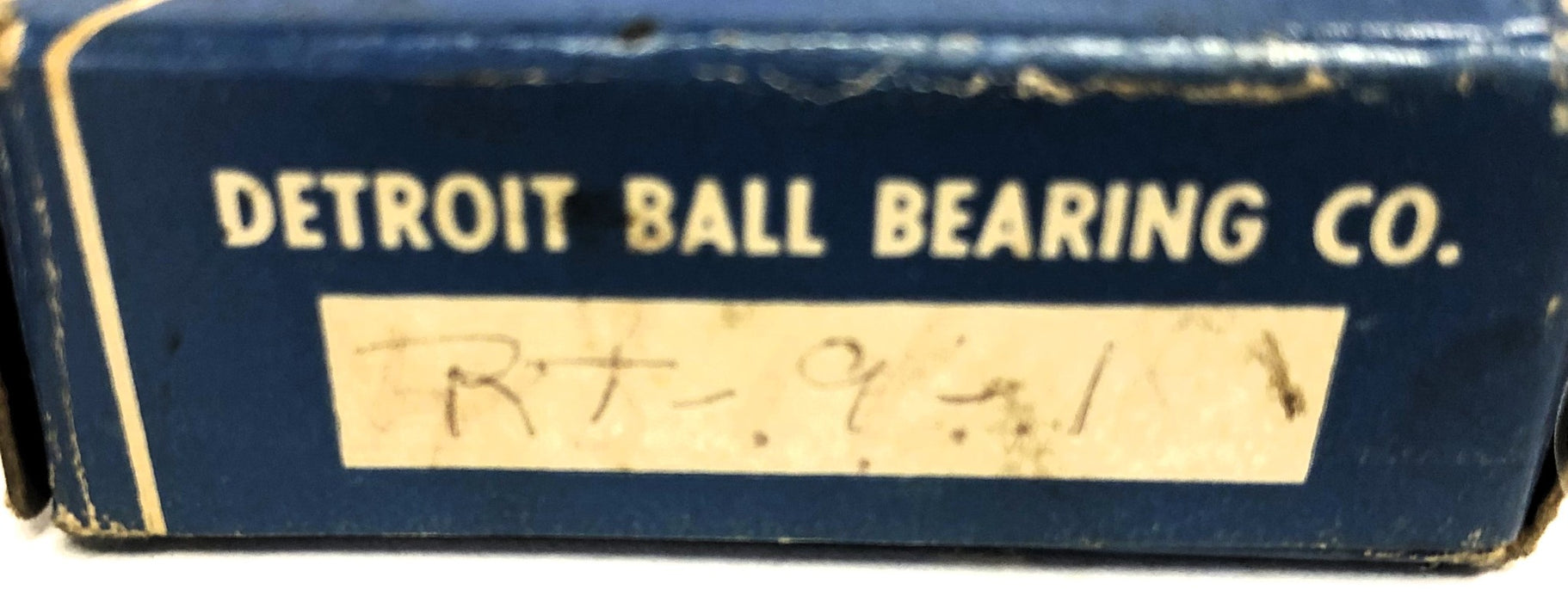 Detroit Ball Bearing Co 1 Inch Bore 2 Inch OD Thrust Bearing RT-9-1 NOS