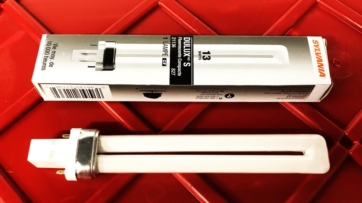 Sylvania 13 Watt Compact Fluorescent Light Bulb 21136 [Lot of 10] NOS