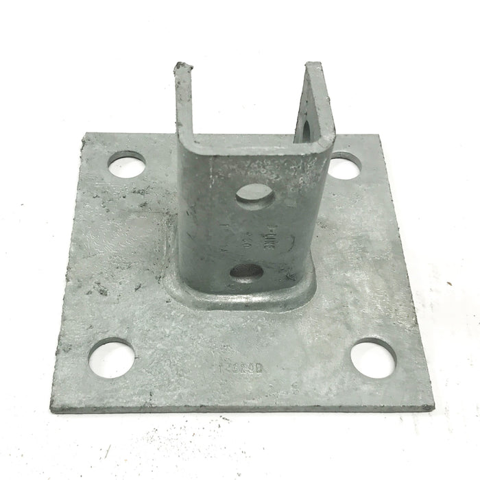 Cooper B-Line Galvanized Channel Strut Post Base B280SQHDG NOS