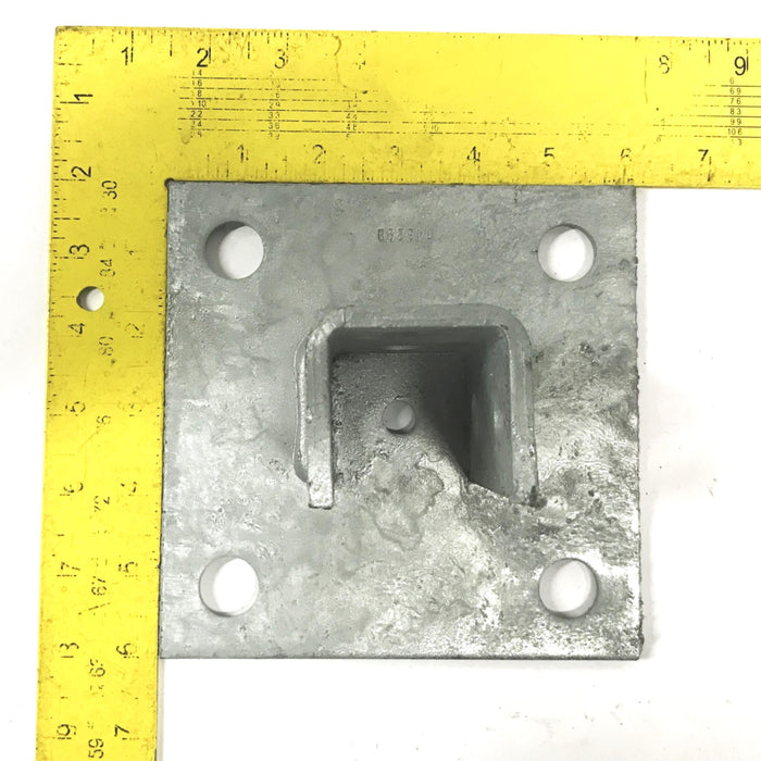 Cooper B-Line Galvanized Channel Strut Post Base B280SQHDG NOS