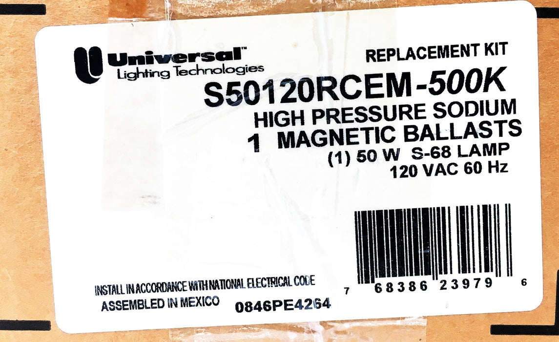 Universal Lighting Technologies 50W 120VAC Replacement Kit S50120RCEM-500K USED