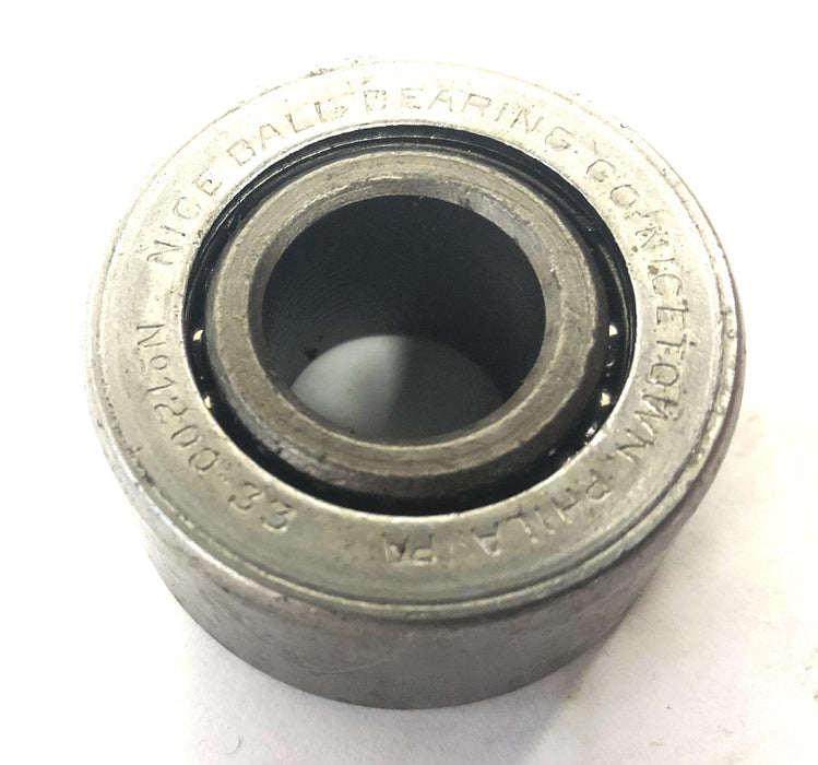 Nice Detroit Ball Bearing Co 1/5 Inch Bore 1-1/2 Inch OD Bearing 1200-33 NOS