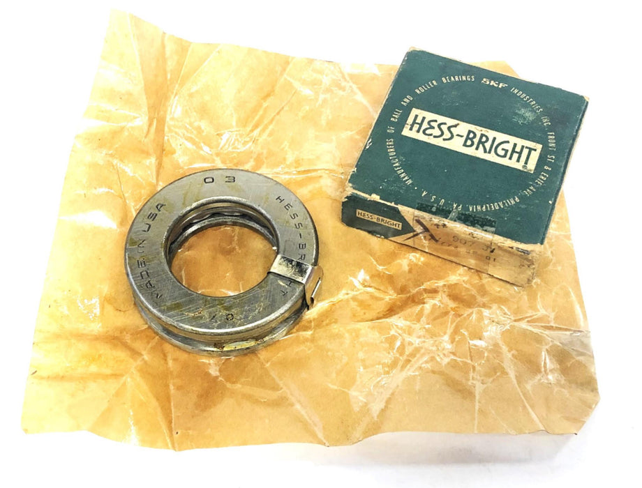 Hess-Bright Thrust Ball Bearing 907-J1 03 NOS