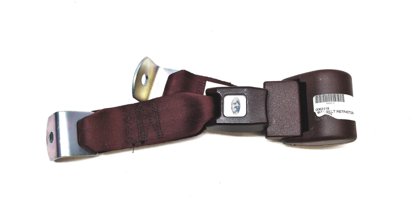 Amsafe Lap Seat Belt Retractor Maroon 1-2104-04 (0062418) NOS