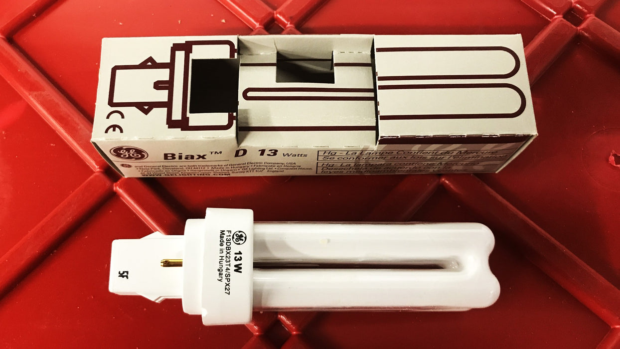 General Electric 13 Watt Compact Fluorescent Lamp 18844 [Lot of 10] NOS