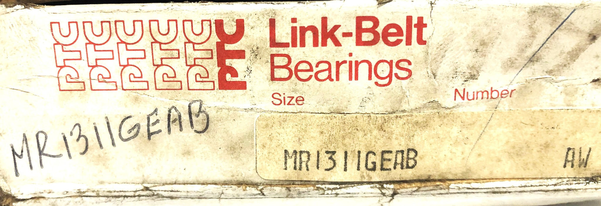 Link-Belt Cylindrical Roller Bearing MR1311GEAB (M1311GEA/MR1311) NOS