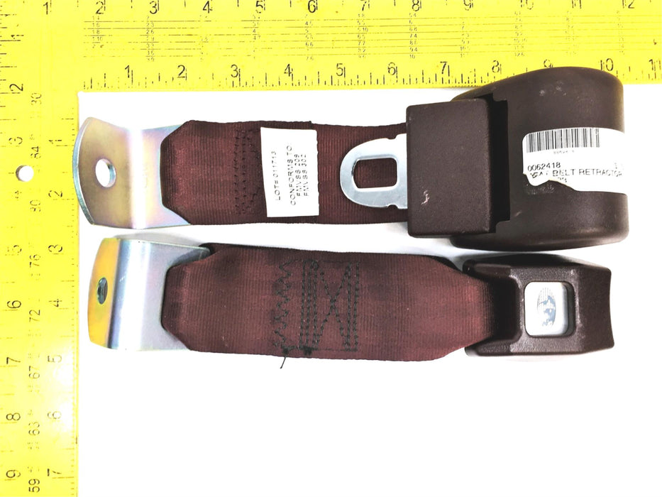 Amsafe Lap Seat Belt Retractor Maroon 1-2104-04 (0062418) NOS