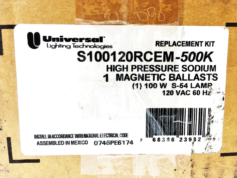 Universal Lighting Technologies 100W 120VAC Replacement Kit S100120RCEM-500K NOS