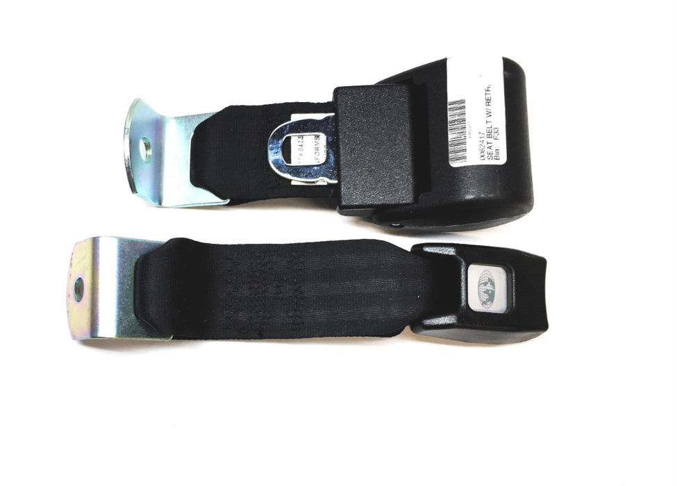 Amsafe Lap Seat Belt Retractor  Black 1-2104-02 (0062417) NOS