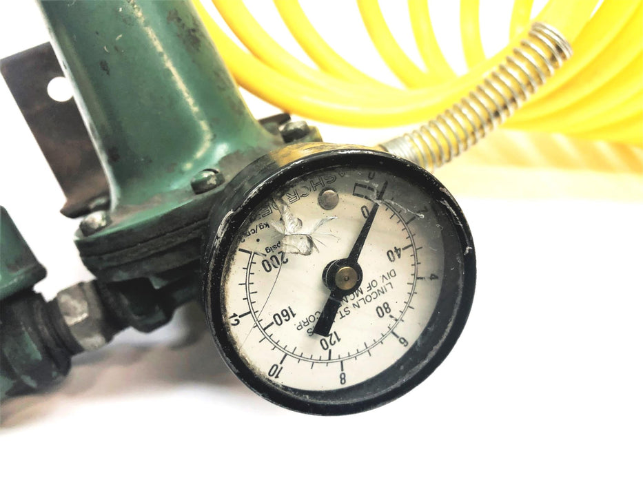 Lincoln Regulator With Filter And Air Tubing N38 USED