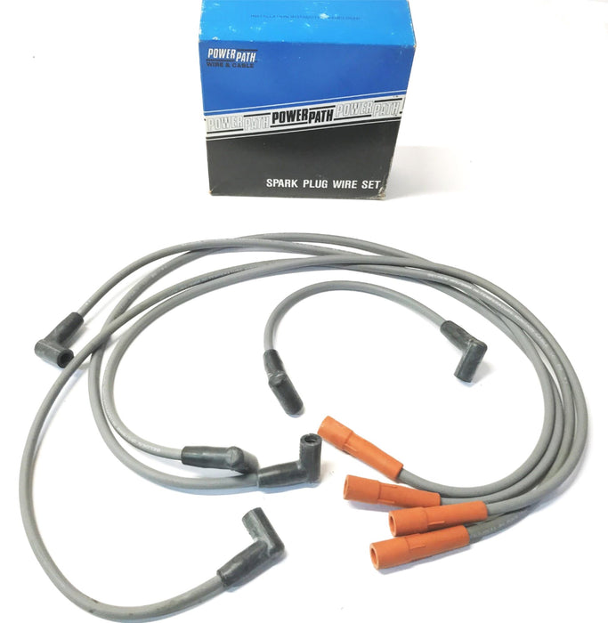 Power Path Spark Plug Wire Set Lead 8mm 4 Cyl. GM 700297 NOS