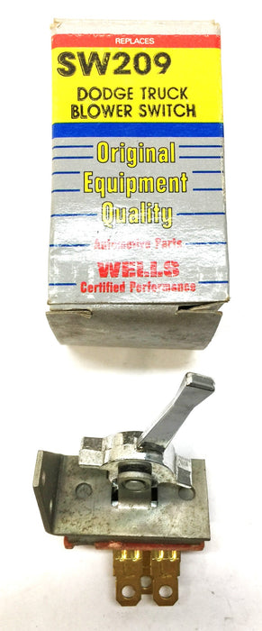 Wells Dodge Truck Blower Switch SW209 NOS