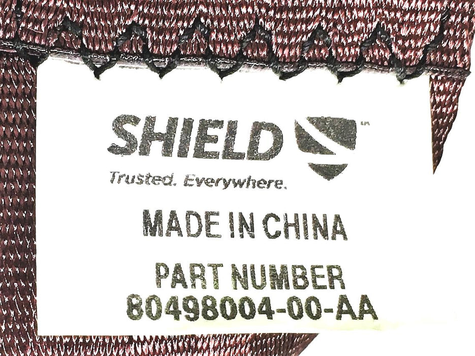 Shield Seat Belt Maroon 3690418C4 (80498004-00-AA) NOS