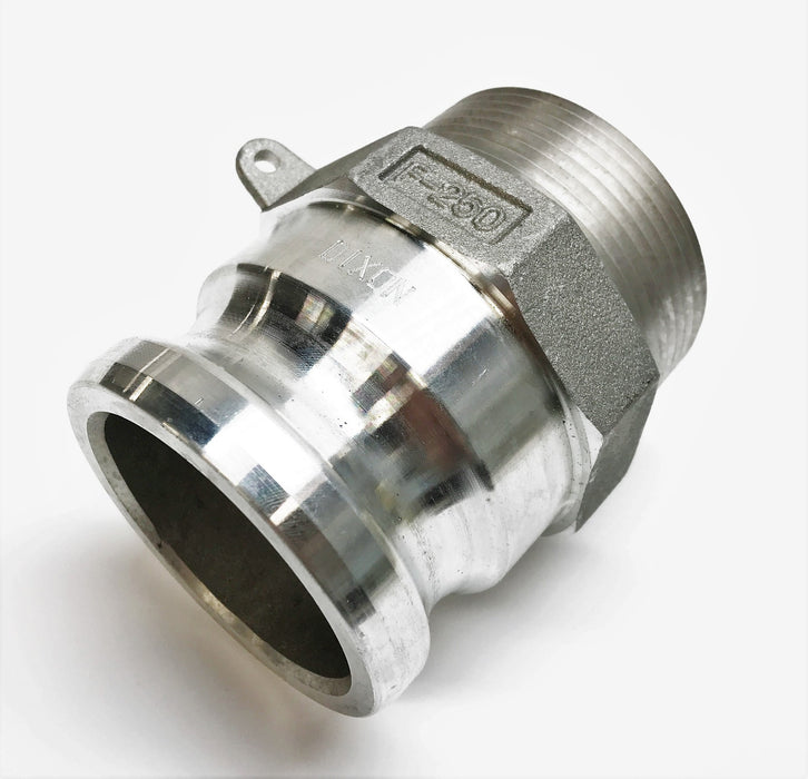 Dixon 2-1/2" Global Cam & Groove Type F Adapter x Male NPT G250-F-AL NOS