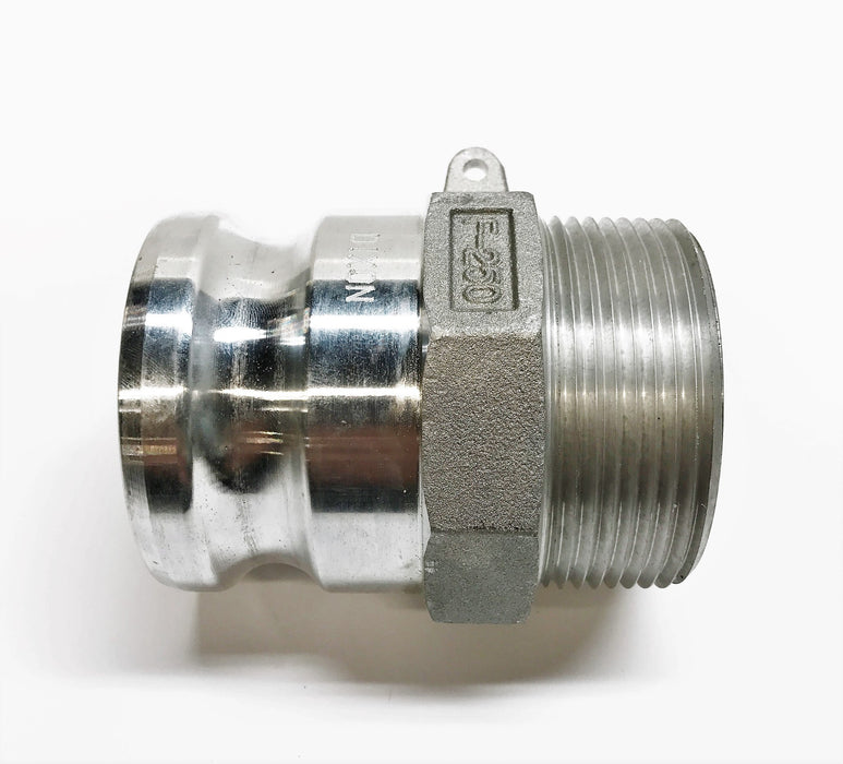 Dixon 2-1/2" Global Cam & Groove Type F Adapter x Male NPT G250-F-AL NOS