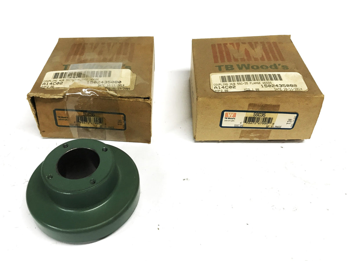 TB Woods Sleeve Coupling Flange 5SC35 [Lot of 2] NOS