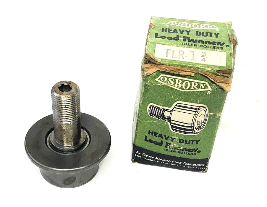 Osborn Heavy Duty Load Runners Flanged Cam Follower FLR-1 3/4 NOS