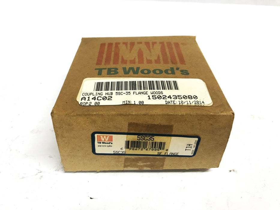 TB Woods Sleeve Coupling Flange 5SC35 [Lot of 2] NOS