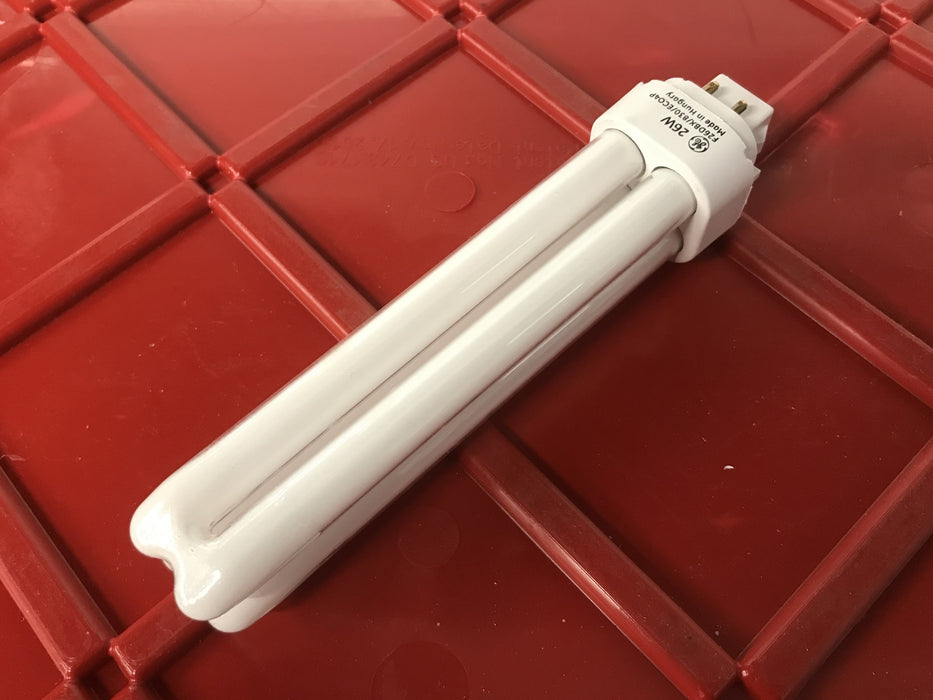 General Electric 26 Watt Quad-Tube Fluorescent Lamp 97611 [Lot of 10] NOS