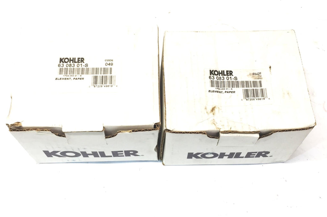 Kohler OEM Air Filter Element 63-083-01-S [Lot of 2] NOS